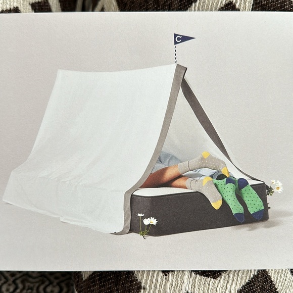 CASPER THE SHEETS 💯 SUPIMA COTTON QUEEN FLAT SHEET ONLY WHITE/GRAY WASHED ONLY - Picture 6 of 7